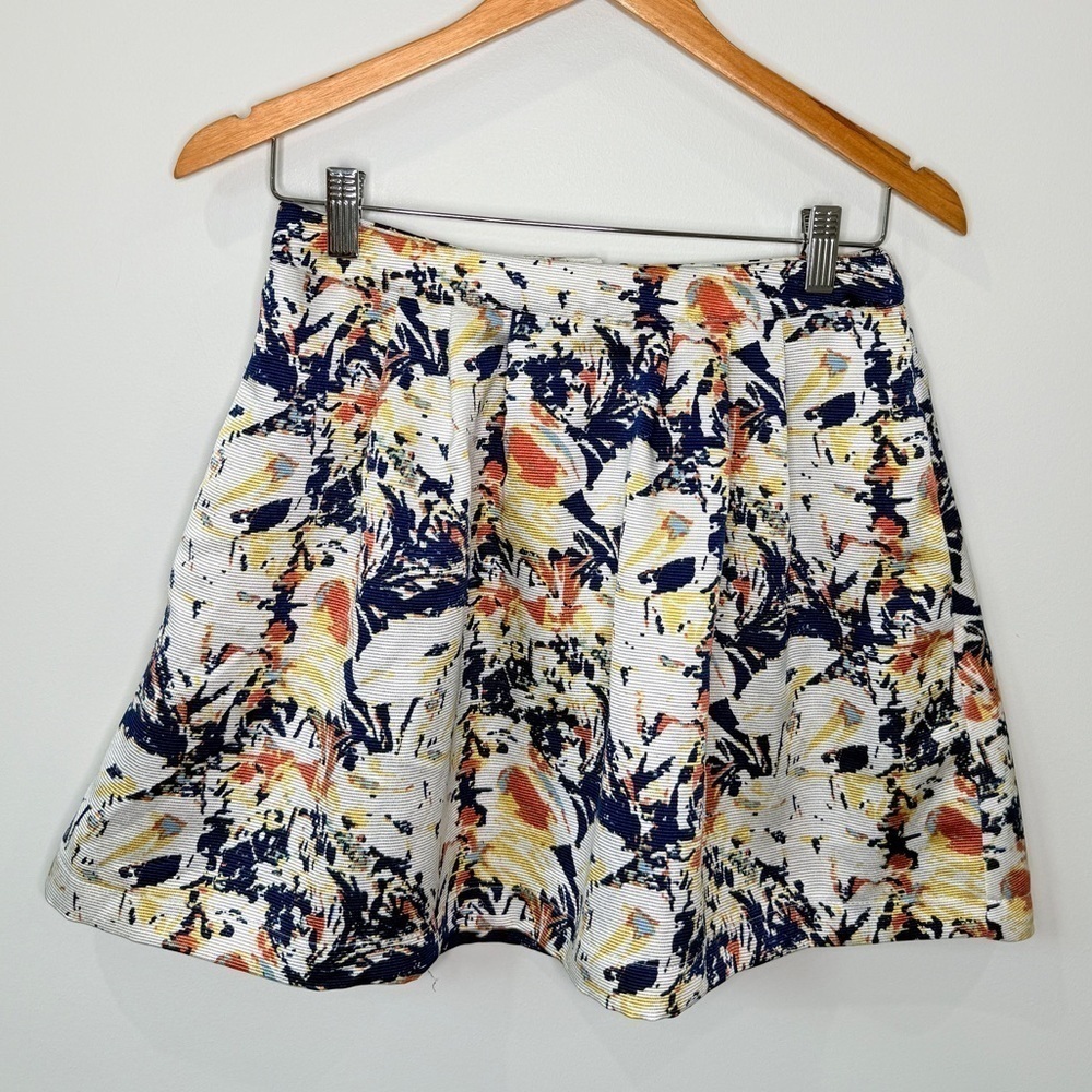 Pam & Larkin Multi Color Skater Skirt with Pockets (S)